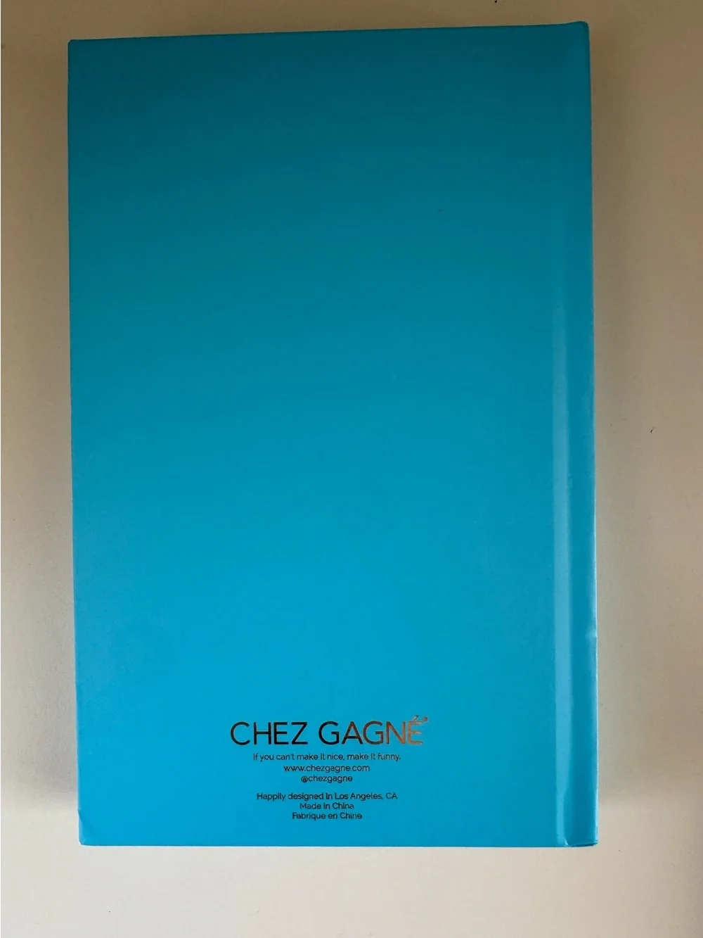 Chez Gagne Hardcover Journal